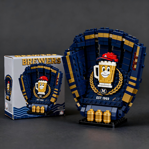 Juguete Educativo con Temática <span class=keywords><strong>de</strong></span> Guante <span class=keywords><strong>de</strong></span> Béisbol, Bloques <span class=keywords><strong>de</strong></span> Construcción, Rompecabezas para Niños y Estudiantes, Caja <span class=keywords><strong>de</strong></span> Regalo <span class=keywords><strong>de</strong></span> Plástico, Edades 14+ - Product Image 5