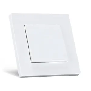 EU Standard New Arrival Single Control Wall Light Switch Plastic Panel 16A Electric Light Control Switch