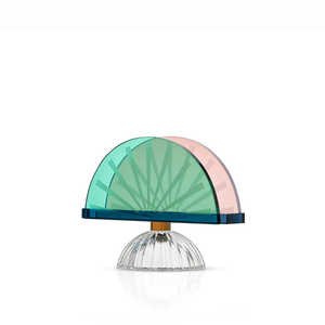 Porta Servilletas Redondo de Cristal K9 con Diseño Zen Asiático, Ecológico, de 11 cm de Diámetro, Precio al por Mayor en Europa - Product Image 1