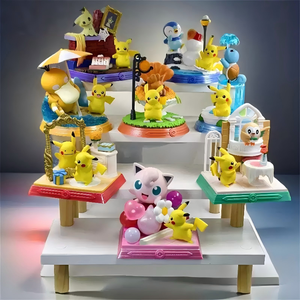 Figurine de collection authentique Pokémon <span class=keywords><strong>Pikachu</strong></span> et ses amis 4*8, modèle de jouet, figurine d'action, boîte surprise Poke, cadeau de Noël - Product Image 5