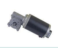 63WJS 12V/24V/48V DC 100W Motor Gir Magnet Permanen dengan Dudukan Flens untuk Pintu Gulung, Sepeda Listrik & Perahu