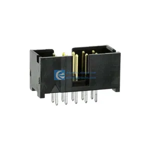 Tyco Supplier 5103308-1 Ribbon Cable Connector 10 Pin Through Hole Solder Plug Low Profile Wire To Board Connectors 5103308