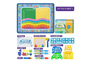 Rompecabezas Infantil Educativo para Aprender a Pintar, <span class=keywords><strong>Alfabeto</strong></span> Animal, Lienzo de Agua de 100x80cm, Juguetes de <span class=keywords><strong>Graffiti</strong></span>, Tapete de Dibujo, Set de Juguetes para Niños - Product Image 5