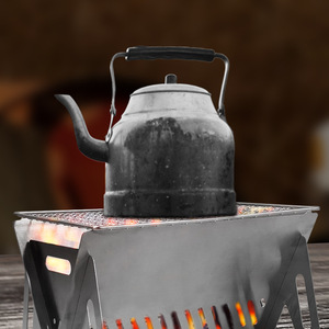 Lu Ban's Work Folding Camp Grill Portable Outdoor BBQ Grill Compact Lightweight Foldable Design for Camping Picnics - Product Image 2