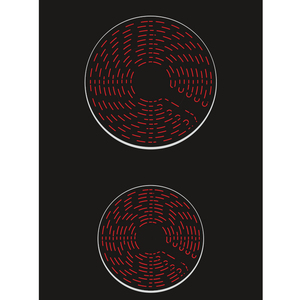 3200W <span class=keywords><strong>Glass</strong></span> <span class=keywords><strong>Top</strong></span> được xây dựng trong 2 Burner Bếp hồng ngoại đôi Bếp cảm ứng - Product Image 3