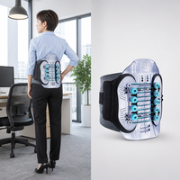 Ceinture lombaire médicale pour le soutien du bas du dos avec barres de maintien, ceinture de compression ajustable pour le levage