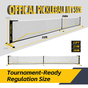<span class=keywords><strong>4</strong></span> em <span class=keywords><strong>1</strong></span> Portable 22ft Outdoor Pickleball Net Set com <span class=keywords><strong>4</strong></span> Pickleballs ao ar livre <span class=keywords><strong>4</strong></span> pás de madeira e armazenamento Carry Bag para treinamento