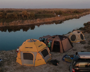 CAMPTOWN BIGDOME S, Carpa Domo Impermeable de Apertura Rápida con Sistema de Varillas de Fibra de Vidrio, Resistente al Viento, 2.7m, Ideal para Campamentos Familiares en Todas las Estaciones - Product Image 4