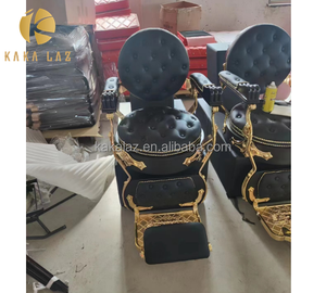 Champú cama <span class=keywords><strong>de</strong></span> cerámica dorada <span class=keywords><strong>de</strong></span> lujo en una barberí<span class=keywords><strong>a</strong></span> <span class=keywords><strong>de</strong></span> salón <span class=keywords><strong>de</strong></span> lujo - Product Image 6