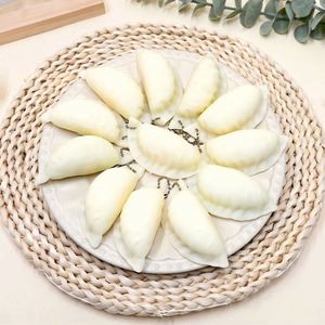 <b>Mini</b> Dumpling Squeeze Pu Material Realistic Slow Rebound Anti-Stress Decompression Toy for Office <b>Desk</b> Use Unisex - Product Image 3