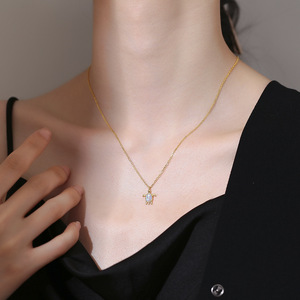 925 Sterling Bạc Bán Buôn Đơn Giản Đại Dương Chủ Đề Rùa Mặt Dây Chuyền Vòng Cổ Hộp Chuỗi Vòng Cổ Cô Gái Phụ Nữ Đồ Trang Sức - Product Image 5