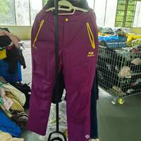 Pantalons décontractés confortables pour femmes en gros, taille haute, élastiques, ajustés, coupe droite, hiver, couleurs mélangées