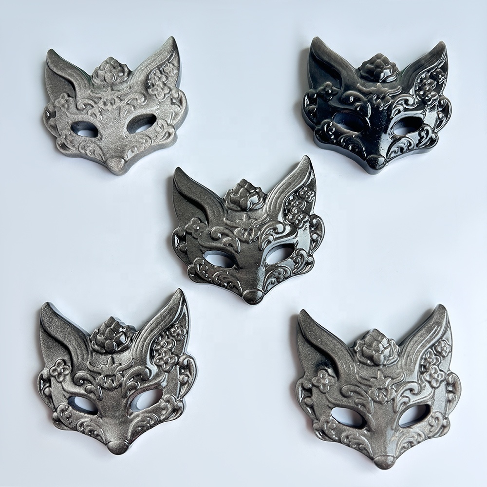 Mask Sliver Fox ミュージシャン BABYL FOX MASK Lady (SILVER