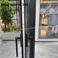 Porte coulissante en aluminium à rupture de pont thermique, robuste, en fibre de verre, pour patio, homologuée Miami-Dade, Floride, style américain moderne