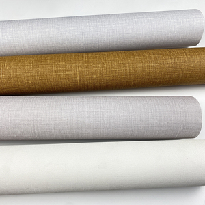 Carta da parati moderna minimalista con struttura in tessuto di colore semplice con motivo scuro <span class=keywords><strong>soggiorno</strong></span> camera da letto studio Hotel sfondo muro - Product Image 1