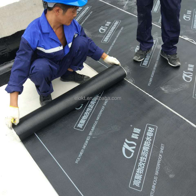 Good Elastomer Low Temperature Performance High Polymer Sbs Modified Bituminous Bitumen Waterproofing Membrane