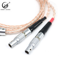Câble pour écouteurs YIVO XSSH DIY OEM Hifi, 8 cœurs, 7N PCOCC, cuivre et argent mélangés, prise 3,5 mm, câble audio pour amplificateur, fil pour casque