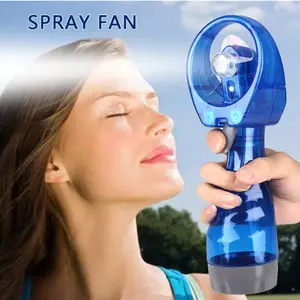 Portable Handheld Mini Water Spray Fan Summer Outdoor Travel Cooling Misting Spray Bottle Fan