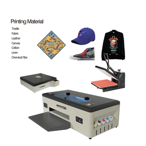 Erasmart L1800/DX5/R1390 Máquina de Impresión textil de camisetas de película PET pequeña <span class=keywords><strong>A3</strong></span> DTF Impresora de cama plana y secador Dtf para DTF - Product Image 5