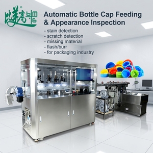 Sistema Automático de Inspección Visual de Tapas de Botellas con Rechazo Automático por Manchas, Rayones, Cortes y Defectos de Destello, Máquina Clasificadora CCD - Product Image 2