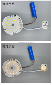 Module de contrôle de lampe de table moderne 5V DIY <span class=keywords><strong>LED</strong></span> Touch Night Lamp Gradation Circuit imprimé PCB Charging Boards - Product Image 5