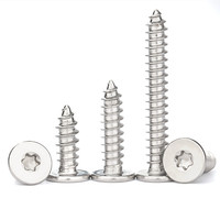 Vis autotaraudeuses à tête Torx plate ultra-basse profilée, finition lisse, en acier inoxydable 304 de qualité A2-70, marque NINDEJIN, haute qualité