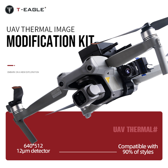 Factory Wholesales T-EAGLE Thermal Imaging Night Vision Thermal Drone Camera 640X512 Machine Accessory