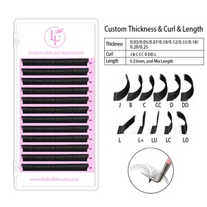 Extensiones de Pestañas Personalizadas con su Logotipo, Pestañas de Volumen Ruso 0.05 0.03 <span class=keywords><strong>C</strong></span> <span class=keywords><strong>D</strong></span> Clásicas, Veganas y Libres de Crueldad Animal - Product Image 3