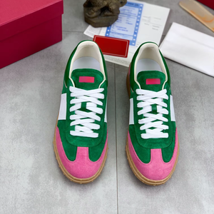 รองเท้าเดินและวิ่งหนังแท้ unisex แฟชั่น, รองเท้าผ้าใบระบายอากาศได้ดี - Product Image 2