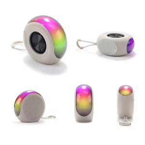 Enceinte Bluetooth sans fil avec lumière RGB, étanche, portable, stéréo TWS pour la maison, le <span class=keywords><strong>bureau</strong></span>, les fêtes en plein air et la <span class=keywords><strong>musique</strong></span> - Product Image 2