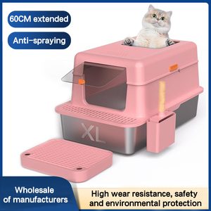 Giá bán buôn đặt hàng số lượng lớn gói bán lẻ thép không gỉ <span class=keywords><strong>cat</strong></span> litter <span class=keywords><strong>box</strong></span> cho toàn cầu nhà phân phối và nhà nhập khẩu - Product Image 6