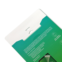 Manchons en carton personnalisés imperméables avec doublure en éponge et trou de suspension pour accessoires numériques, expédition à plat en gros