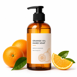 Jabón Líquido para Manos con Aroma a Naranja, Etiqueta Privada, con Aceite Natural de Naranja, Hidratante, Cruelty Free, OEM ODM - Product Image 4