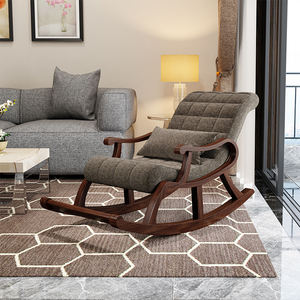 Ghế thư giãn gỗ hình thiên nga thiết kế Châu Âu, ghế thư giãn kiểu Trung Quốc dành cho phòng khách, phòng ngủ, căn hộ, phòng ăn, giá rẻ - Product Image 3