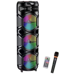 Altavoz recargable Kk-8303 3x8 40W con control remoto y micrófono inalámbrico - Product Image 1