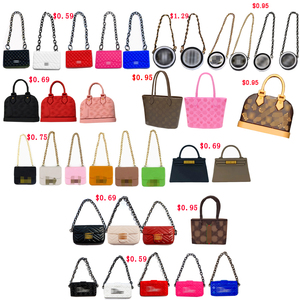 Bolsos de Lujo en <span class=keywords><strong>Miniatura</strong></span> al por Mayor para Accesorios de <span class=keywords><strong>Casa</strong></span> de Muñecas, Bolsos de Diseñador en <span class=keywords><strong>Miniatura</strong></span>, <span class=keywords><strong>Juguete</strong></span> de Juego de Imitación DIY - Product Image 3