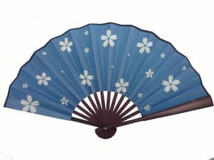 Éventails pliables portables en bambou et tissu, peints sur mesure, style chinois, pour mariages et festivals - Product Image 4