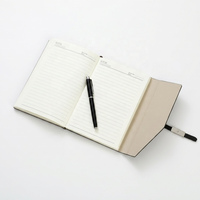 Ensemble cadeau 4 en 1 en cuir PU : carnet, porte-cartes, porte-clés, stylo – Personnalisable avec logo pour entreprises et promotionnels – Vente en gros