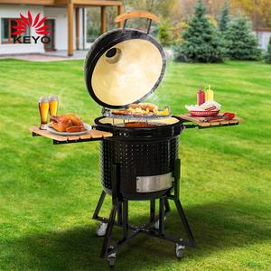 Grillades en céramique de 24 pouces pour <span class=keywords><strong>barbecue</strong></span>, fumoir d'extérieur, charbon de bois, grilles Kamado avec trépied mobile - Product Image 5