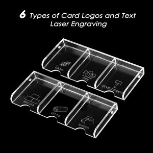 Organizador de Cartas Acrílico Personalizado de 2 Niveles, Soporte para Cartas Compatible con <span class=keywords><strong>Catan</strong></span> Settlers, Juego de Mesa TCG - Product Image 3