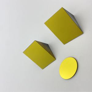 대구경 BK7/H-K9L 광학 유리 직각 프리즘 금도금 고반사 표면 및 고정밀 표면 - Product Image 2