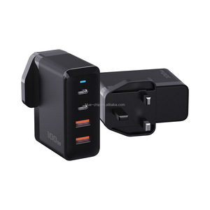 Phổ cổng sạc Adapter máy tính để bàn <span class=keywords><strong>Dock</strong></span> di động Phụ kiện đa kép nhanh chóng phí điện thoại di động USB C 100W gan sạc - Product Image 3