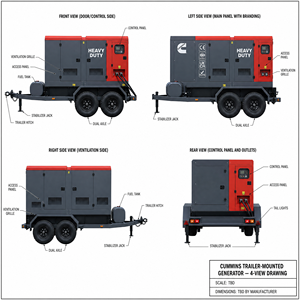 Générateur diesel silencieux triphasé Cummins Weichai Baudouin Yuchai Shanghchai SDEC 40 kW 40 kVA 50 kVA 40 kVA à vendre - Product Image 1