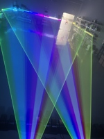 Projecteur laser à effet couleur pleine spéciale 5W Lumière laser RVB pour soirée dansante nocturne