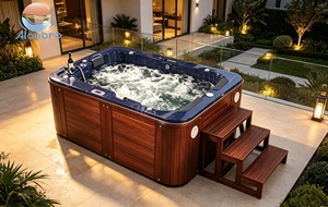 <span class=keywords><strong>Jacuzzi</strong></span> de Hidromasaje para Exteriores, Bañera de Hidromasaje, en Oferta, <span class=keywords><strong>Precio</strong></span> Económico, Lujoso, Sensual, con Sistema Balboa - Product Image 5