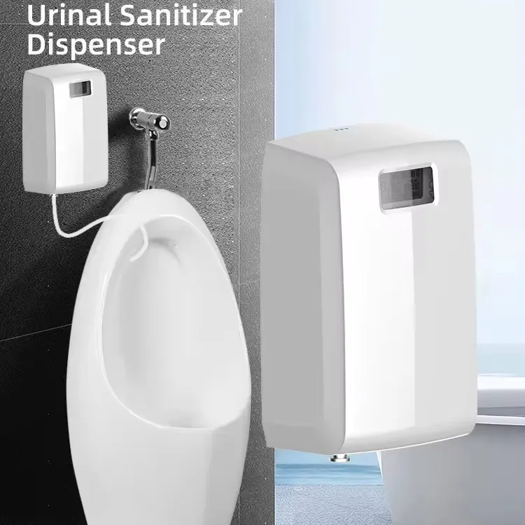 Distributeur de désinfectant pour urinoir de toilette mural personnalisé OEM LCD programmable 600ml prix d'usine