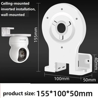 Venta caliente PTZ soporte CCTV de plástico y soporte de montaje en pared de cámara EZVIZ y soporte domo de cámara CCTV