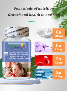 Wins Town Winstown Capsule Softgel di Calcio, Ferro, Zinco e Selenio per Bambini e Adulti - Vegane e Naturali, Certificate HACCP - Product Image 5