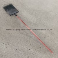 Batteur à feu en caoutchouc ignifuge à long manche, outil d'extinction de petits incendies forestiers, robuste et durable, pour la lutte contre les incendies sauvages