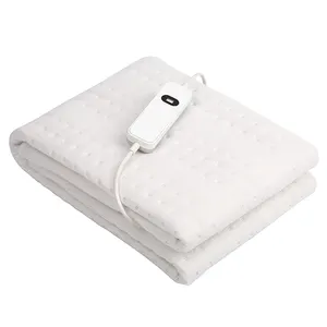 220 volt Euro plug 3 adjust heating machine washable 150x180 electric blankets supplier for winter